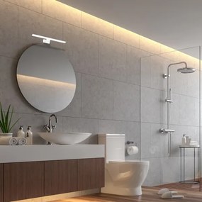 LED Kúpeľňové nástenné svietidlo SHINE LED/7W/230V 30 cm IP44 biela