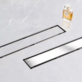 Rea Neox, odtokový sprchový žľab 90 cm, brúsená oceľ, REA-G2504
