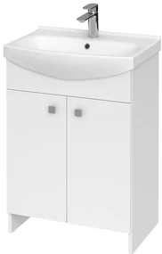Cersanit Cersania+Rubid, umývadlová skrinka + umývadlo 60cm, biela, S805-002-DSM