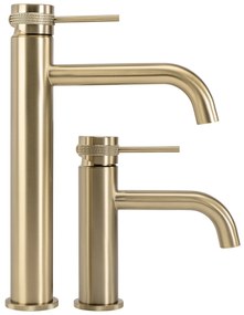 Rea Lungo Grip, umývadlová batéria h-165, zlatá matná, REA-B6950