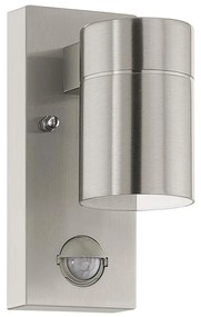 Eglo 99569 - LED Vonkajšie nástenné svietidlo so senzorom RIGA 1xGU10/3W/230V IP44 EG99569
