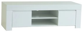 Televízny stolík FINERA biely