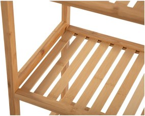 Bambusový kúpeľňový regál v prírodnej farbe 40x154 cm Skaren – Bonami Essentials