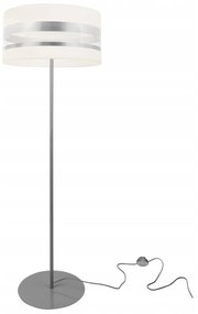 Stojacia lampa Intense Chrome, 1x textilné tienidlo (výber zo 6 farieb), (výber z 3 farieb konštrukcie), (fi 40cm), o