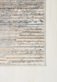 TA Koberec G501B WHITE/D_BLUE PORTLAND HIL Biely Obdĺžnikový Rozmer: 80x150 cm