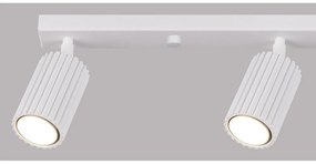 Biele bodové svietidlo 6,5x81 cm Gleam – Sollux