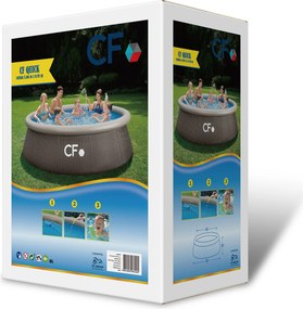 Bazén CF QUICK ratan - 366 x 91 cm
