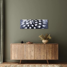 Obraz - Pierko (s hodinami) (90x30 cm)