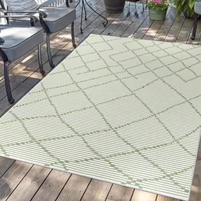 Dekorstudio Šnurkový koberec PALM 3526 - zelený Rozmer koberca: 60x110cm