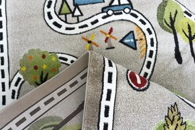 Berfin Dywany, Detský koberec Smart Kids 22919 Beige, 160x230, viacfarebná, detská izba