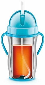 Tescoma BAMBINI detská termoska so slamkou, ružová,