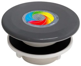 MINI Tube -- VA tryska (tmavosivá RAL 7016) - 9LED RGB, 8,2W - pre prefabrikované bazény