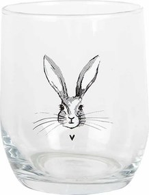 Pohárik na vodu s králikom - Ø 8*9 cm / 300 ml