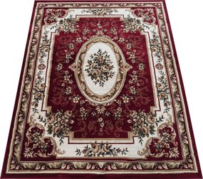 DY Červený koberec s orientálnym vzorom Exclusiv 04 N Rozmer: 80x150 cm
