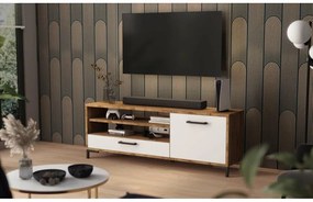 TV skrinka/stolík Cascade  (dub lancaster + biela). Vlastná spoľahlivá doprava až k Vám domov. 1098745