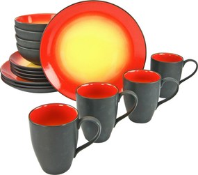 XXXLutz KOMBINOVANÝ SERVIS HOT RED 16-dielne Creatable - Online Only bytové doplnky - 007768092601
