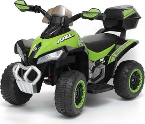 LEAN CARS Elektrická štvorkolka GTS1188-A, LED, hudba, zelená