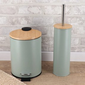 WC kefa Timeless, mätová/s drevenými a chrómovými prvkami