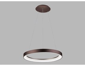 LED 2 Závesné vnútorné stropné svietidlo BELLA SLIM P.58 cm kávové