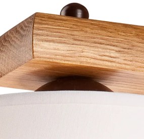 Nástenné svietidlo 1xE27/60W/230V dub