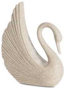 DEKORAČNÁ SOŠKA LOGAN 15X6X18 CM BÉŽOVÁ