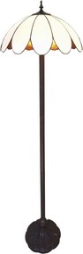 Stojací Tiffany lampa Arjean - Ø 46*166 cm