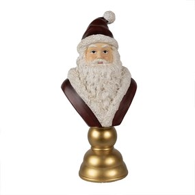 Vianočná dekorácia busta Santa - 19*15*40 cm