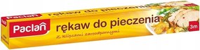 Pečiaci obal s tepelne odolnými sponami 29 cm x 3 m Paclan 220° bezfarebný