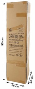 Vianočný stromček Christmas Typ 4 180 cm - zelená