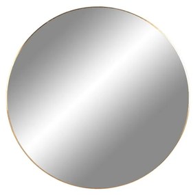 Nástenné zrkadlo s rámom v zlatej farbe House Nordic Jersey, ø 40 cm