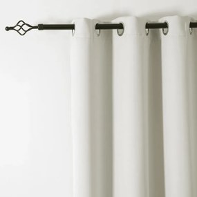 Bielo-krémový záves OXFORD 140x250 cm Zavesenie: Riasiaca páska