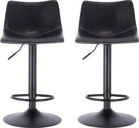 2x Barová židle Hawaj CL-845 černá