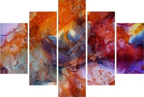 Obraz - Abstraktné atramentové umenie (150x105 cm)