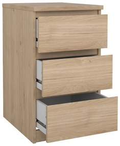 Komoda v dekore duba v prírodnej farbe 40x70x50 cm Naia – Tvilum