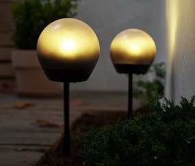 2 guľové LED svietidlá