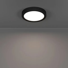 Eglo 901324 - LED kúpeľňové stropné svietidlo FUEVA LED/7,5W/230V pr.16,6cm IP44 čierne