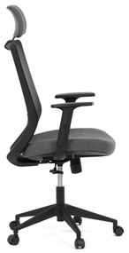 Kancelárska ergonomická stolička SENA — látka, čierna