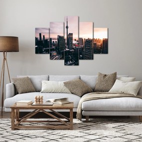 Obraz - Výhľad na centrum mesta (150x105 cm)