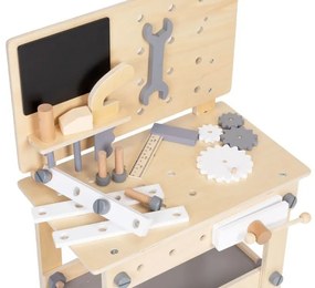 Drevená dielňa pre deti stolík na náradie ECOTOYS