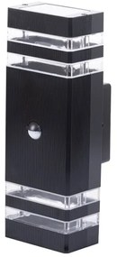Vonkajšie nástenné svietidlo so senzorom BREZZA 2xGU10/35W/230V IP65