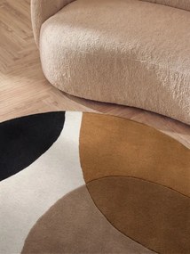 Koberec Villeroy & Boch 1876 Ruvia krémový / hnedý kruh