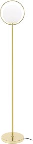 Toolight - Podlahová lampa APP927-1F, zlatá-biela, OSW-07009