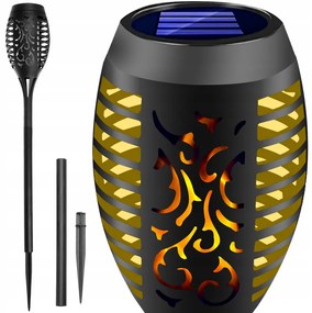 Gardlov 15446 Záhradná solárna pochodeň 12 LED, 3.7 V, 51 cm 1 ks