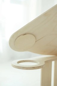 Detská pracovná doska k montessori hojdačke L Šedá