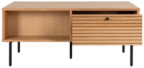 Konferenčný stolík s doskou v dubovom dekore v prírodnej farbe 50x100 cm Kyoto – House Nordic