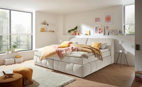 XXXLutz BOXSPRINGOVÁ POSTEĽ, 240/200 cm, krémová MID.YOU - Online Only spálne - 002220054801