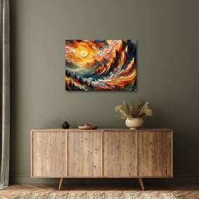 Obraz - Hory zalité slnkom (70x50 cm)