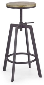 Barová stolička 80x30 cm čierna