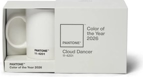 Biely keramický hrnček 375 ml Cloud Dancer - Pantone
