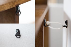 Policový regál Makassar II 180cm Sheesham